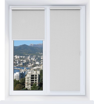 Рулонная штора Мини Фокус 08 серый