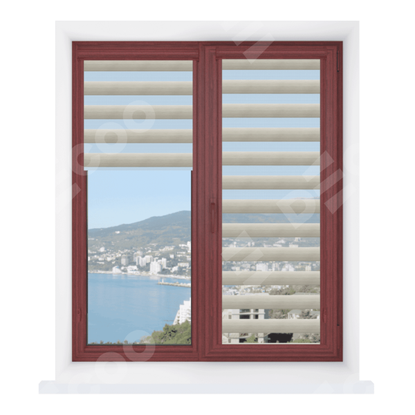 Рулонная штора День-ночь Уни 2 Libra серый