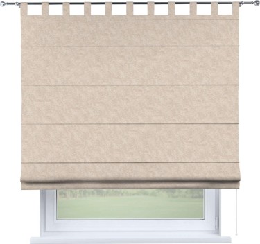 Римская штора «Кортин», софт мрамор шампань, на петлях