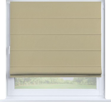 Римская штора «Кортин» на створку, ткань блэкаут однотонный, кофейный