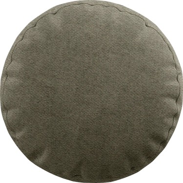 Подушка круглая Cortin ткань блэкаут с блеском графитовый