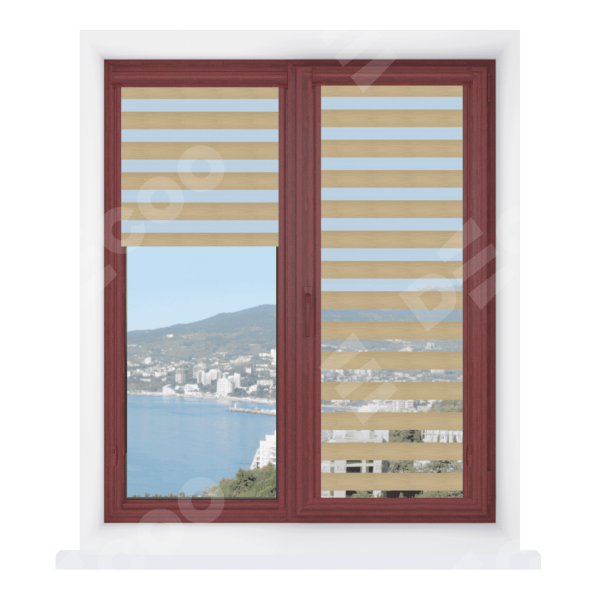 Рулонная штора День-ночь Уни 2 Lavander бежевый