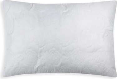 Подушка Роза  50х70 см цв. белый, полиэфирное волокно, пэ 100%