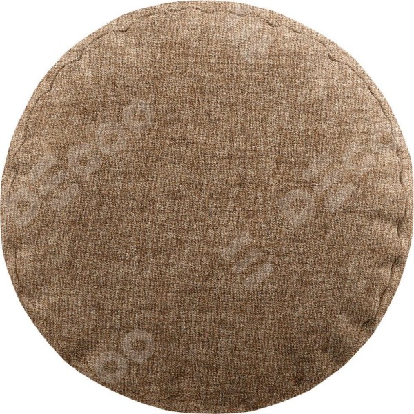 Подушка круглая «Кортин» рогожка димаут светло-коричневый
