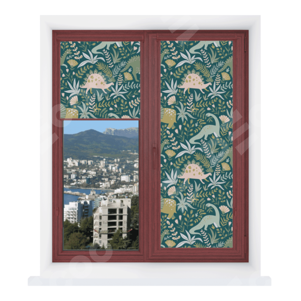 Рулонная штора Уни 2 с принтом Удивительный дино