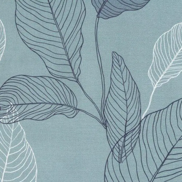 Постельное бельё Этель 2 сп Mint leaves, пододеяльник 175х215 см, наволочки 50х70 см 2 шт, 100% хлопок