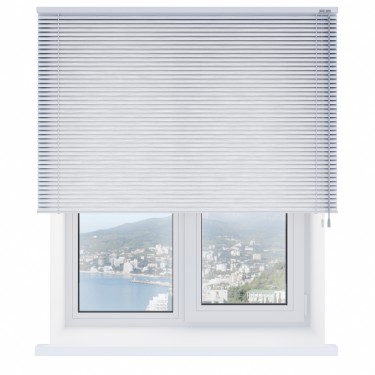 Горизонтальные жалюзи серые S006 техно