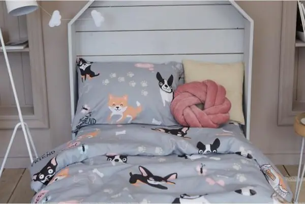 Постельное белье "Этель" 1.5 сп Best friend 143*215 см, 150*214 см, 50*70 см -1 шт,100% хл, бязь