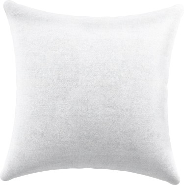 Подушка квадратная «Кортин» вельвет белоснежный