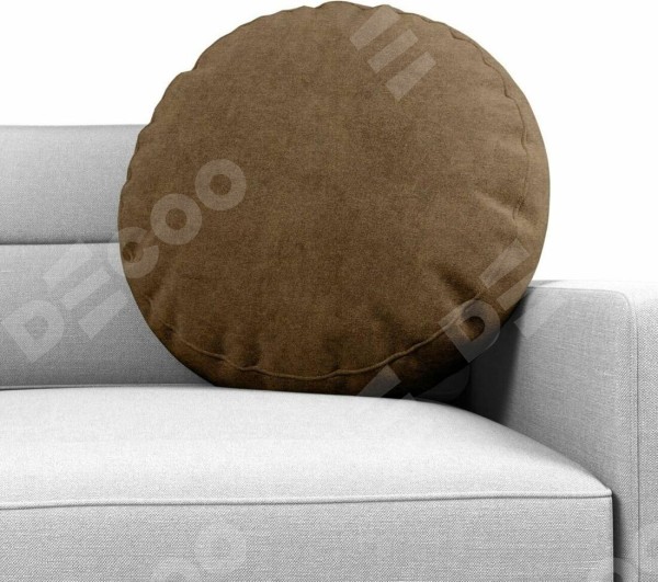Подушка круглая Cortin софт бронзовый