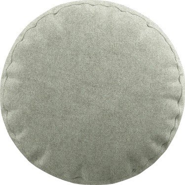 Подушка круглая Cortin твид коричнево-серый