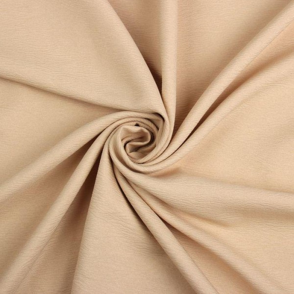 Штора портьерная "Этель" ширина 135 см, высота 250 см, цвет светло-бежевый, матовая