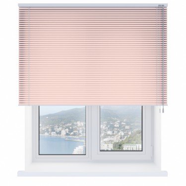 Горизонтальные жалюзи персиковые 2307 жемчуг
