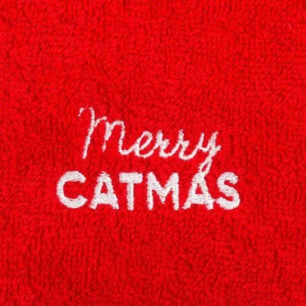 Набор полотенец "Merry catmas" 30х60 см-2 шт, хлопок 340гр/м2