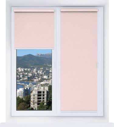 Рулонная штора Мини Жемчуг лайт 33 розовый