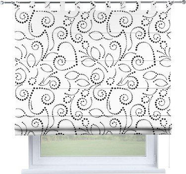 Римская штора на петлях «Точечный узор»