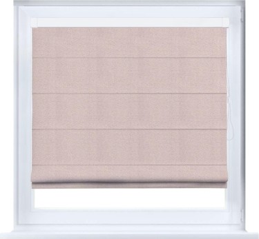 Римская штора «Кортин» кассетная, ткань блэкаут с блеском сиреневый