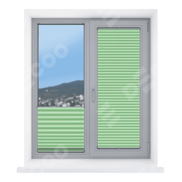 Штора плиссе Эко салатовый