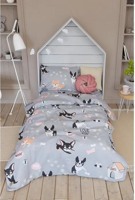 Постельное белье "Этель" 1.5 сп Best friend 143*215 см, 150*214 см, 50*70 см -1 шт,100% хл, бязь