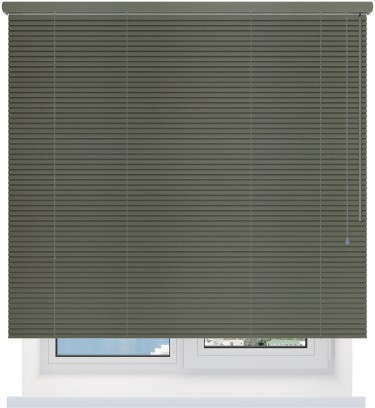 Деревянные жалюзи 25 мм. кварц