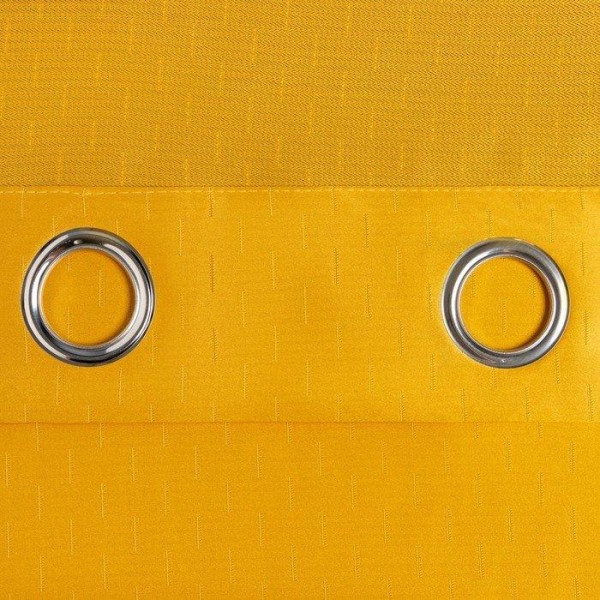 Штора портьерная Этель "Штрихи" цв.желтый,на люверсах 250*265 см, 100% п/э