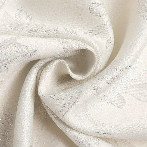Скатерть Этель "White patterns" цвет белый, 142*283 +/-3 см, 115 ±10 гр,100% п/э