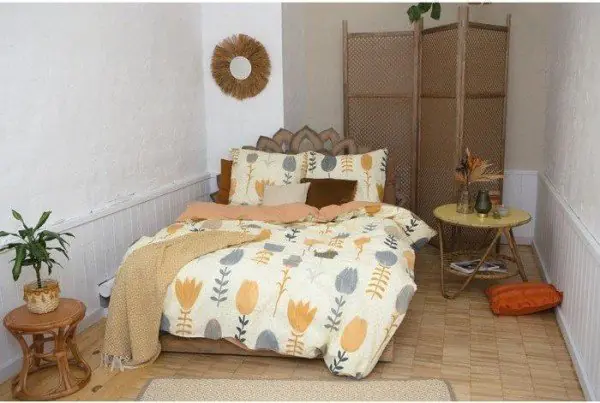 Постельное бельё «Этель» евро Autumn flowers 200*217 см, 240*220 см, 70*70 см - 2 шт