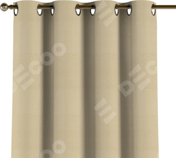 Комплект штор на люверсах блэкаут однотонный милано латте