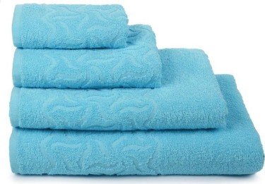 Полотенце махровое «Радуга» 50х90 см, цвет бирюза, 305г/м2