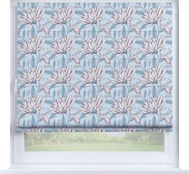 Римская штора «Кортин» на створку «Романтическое утро»