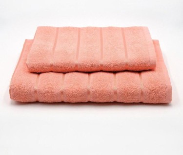 Полотенце махровое 70*130 Перфект, цвет персик, 380г/м хл 100%