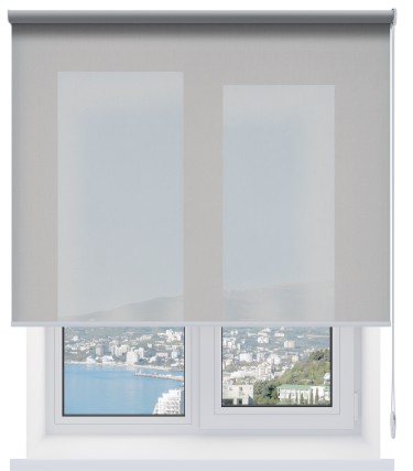 Рулонная штора Респект DM серый 08