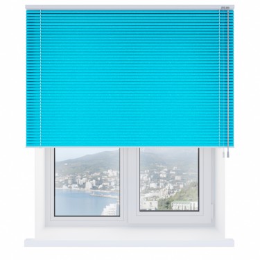 Горизонтальные жалюзи 776 синий металлик