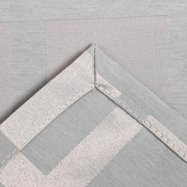 Скатерть Этель Geometry 150*250 +/-3см, цв.серый, пл. 192 г/м2, хл с ВГМО