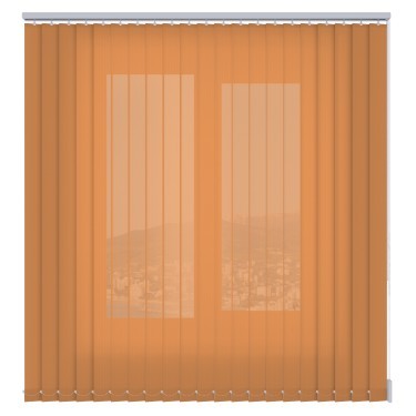Вертикальные жалюзи Лайн 95 оранжевый new
