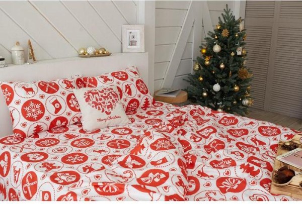Постельное белье LoveLife евро "New Year's gifts" 200*217см,240*225см,50*70см-2шт