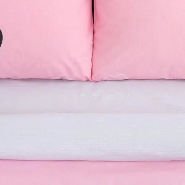 Постельное бельё Этель Дуэт "Pink heart" 143х215 см - 2 шт, 220х240 см, 70х70 см - 2 шт, поплин