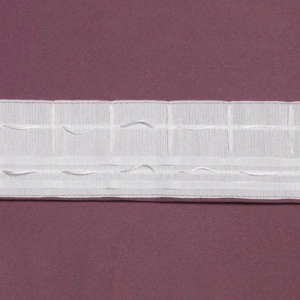 Штора портьерная «Этель» 130×300 см, блэкаут, цвет фиолетовый, пл. 210 г/м², 100% п/э